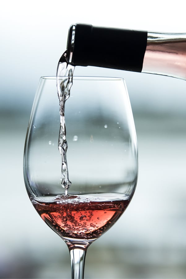 Maryhill Winery’s rosé is poured into a glass April 11 during the industry preview of the Maryhill Winery Vancouver Tasting Room.