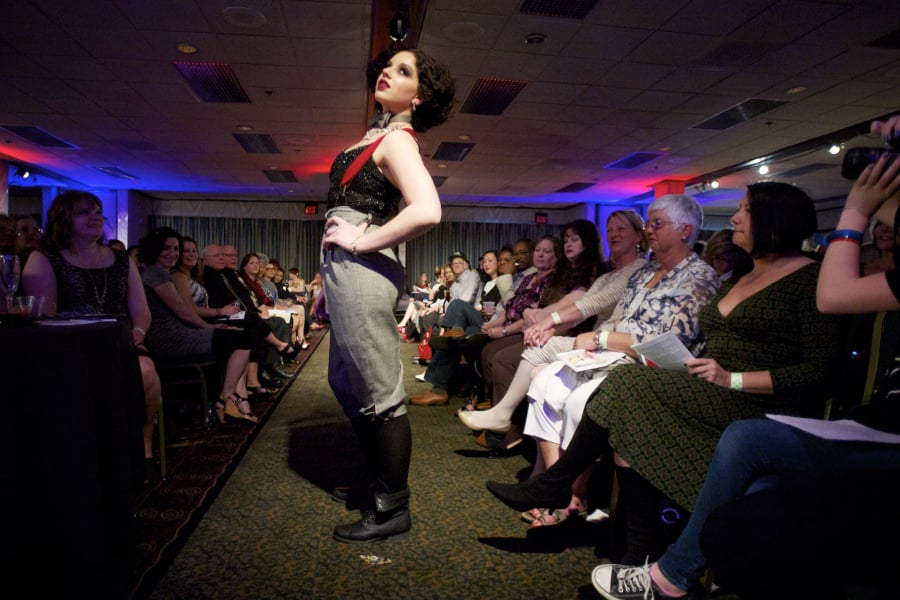 Scenes from the Couve Couture Spring Fashion Show 2014 held at the Red Lion Hotel Vancouver at the Quay.