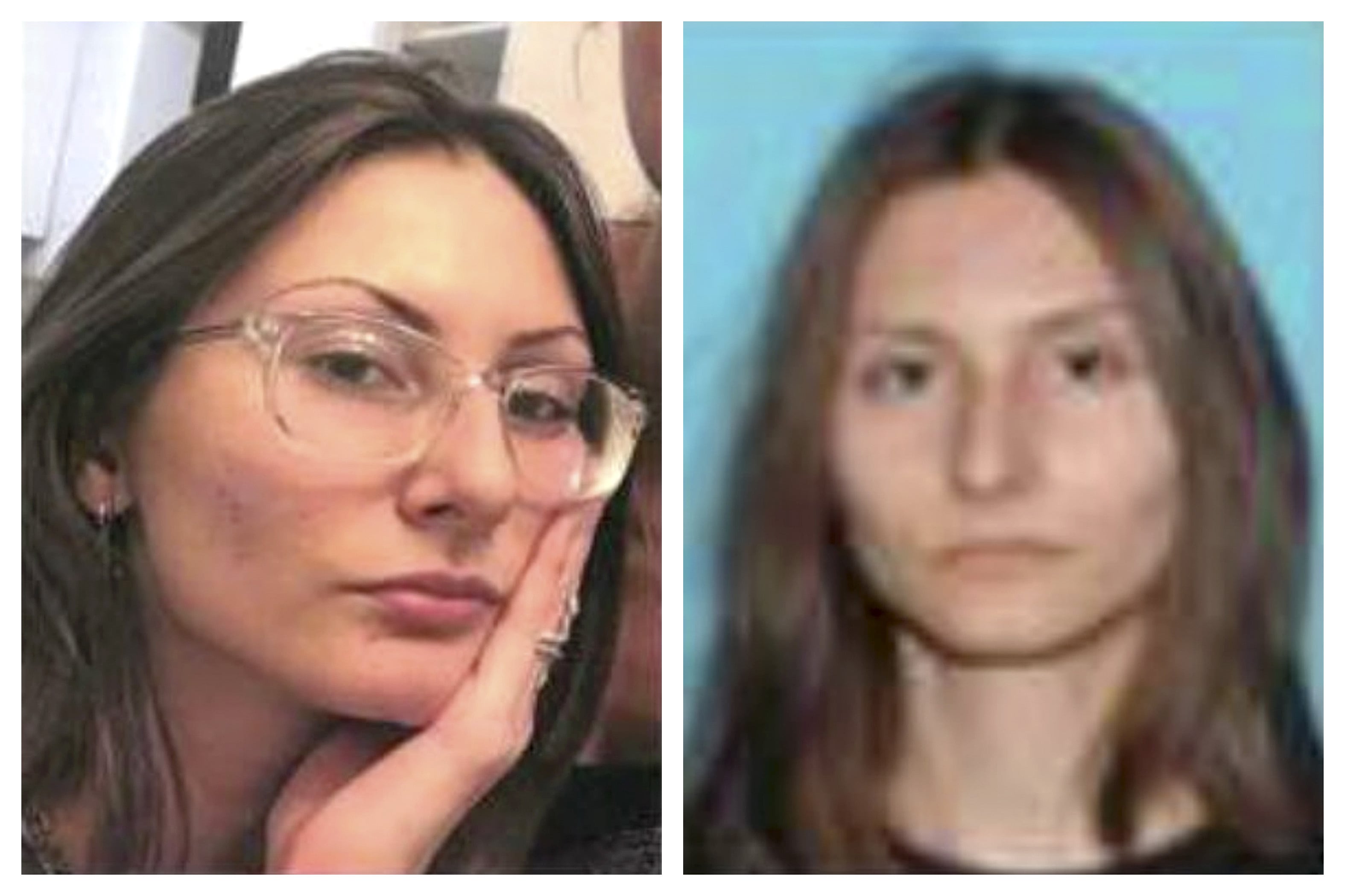 This combination of undated photos released by the Jefferson County, Colo., Sheriff's Office on Tuesday, April 16, 2019 shows Sol Pais. On Tuesday authorities said they are looking pais, suspected of making threats on Columbine High School, just days before the 20th anniversary of a mass shooting that killed 13 people.