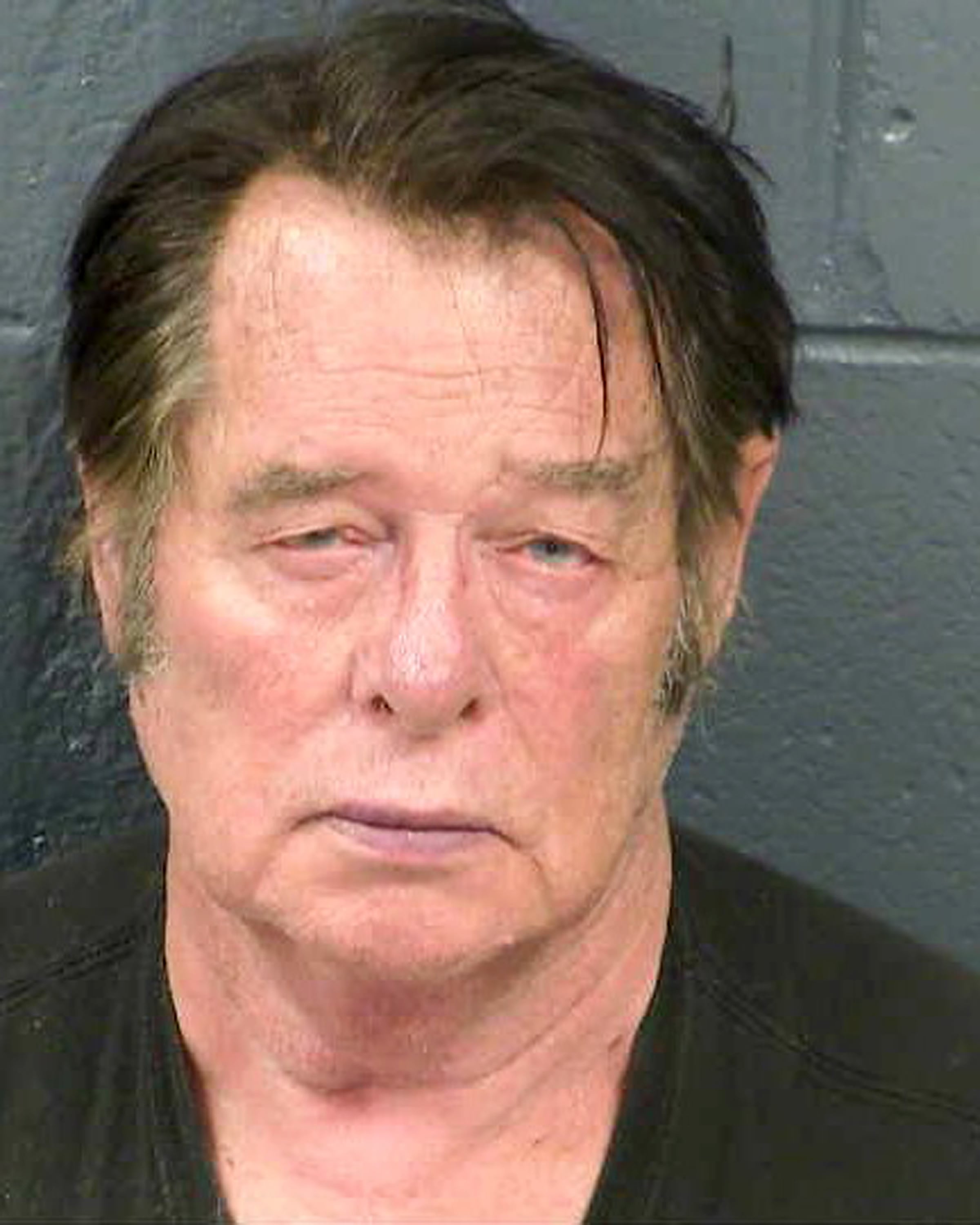 This April 20, 2019 booking photo from the Dona Ana County Sheriff's Office shows Larry Hopkins. Authorities say that Hopkins, 69, the leader of a group that has detained asylum-speaking migrants along the U.S.-Mexico border, was injured while he was jailed in Las Cruces, N.M., after being arrested on federal weapons charges. The Dona Ana County Sheriff's Office said Wednesday, April 24, 2019 in a statement that Hopkins was transferred Tuesday out of the county jail after suffering non-life threatening injuries Monday night.