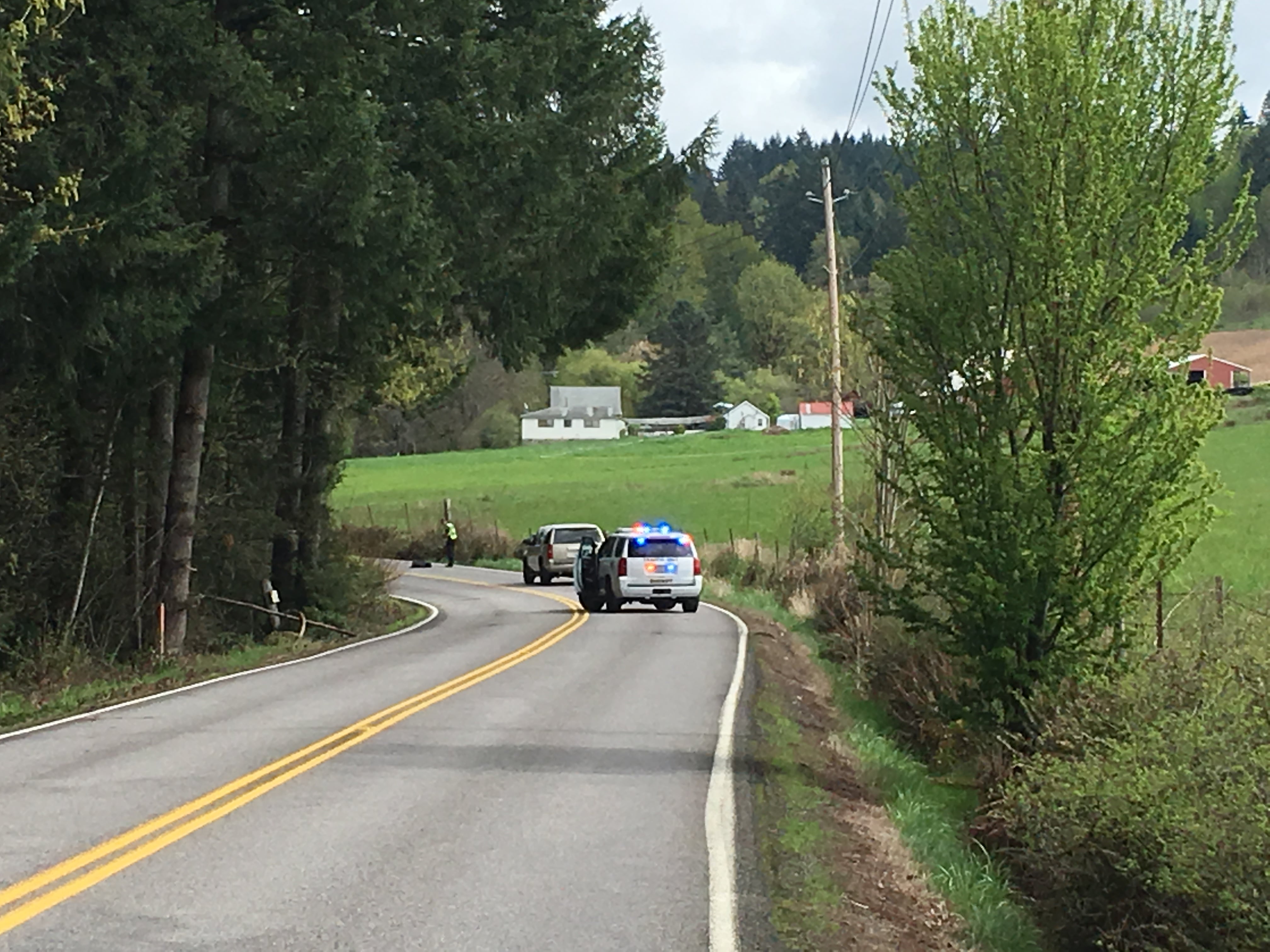 Sheriff's deputies investigating a crash that occurred Saturday morning.