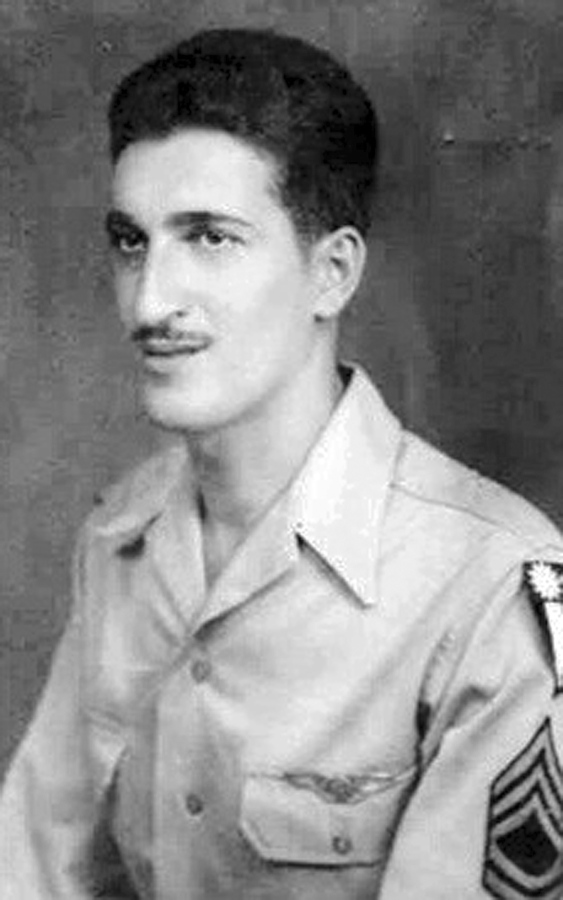 This circa 1940s photo released Monday, April 1, 2019, by the Defense POW/MIA Accounting Agency shows Army Air Forces Tech. Sgt. Alfred R. Sandini, of Marlborough, Mass., who died during World War II when his plane crashed in February, 1944, in what is now Vietnam. Sandini was accounted for in February 2019 after his remains were positively identified using scientific and material evidence.