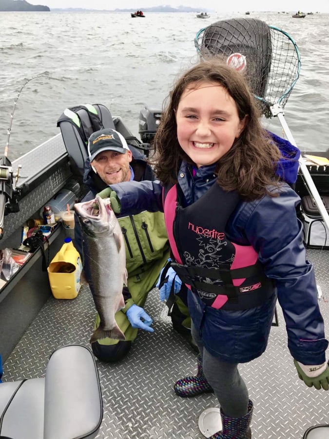 Managers have set a liberal season for coho salmon at Buoy 10 this year. However, a weak Chinook run means a short season for kings. Photo courtesy of Bill Monroe Jr.