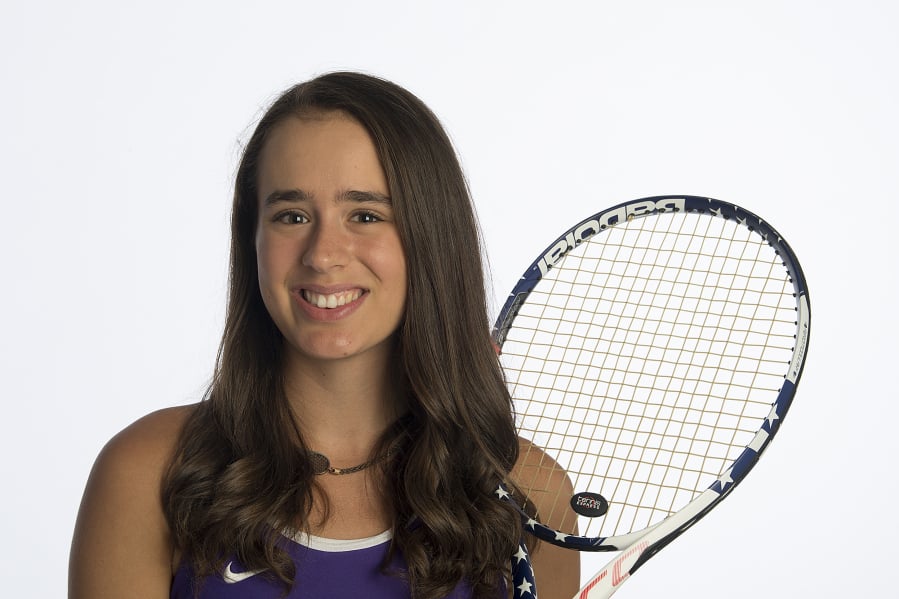 Columbia River senior Faith Grisham won the WIAA 2A state singles title on Saturday, May 25, 2019 at Seattle.