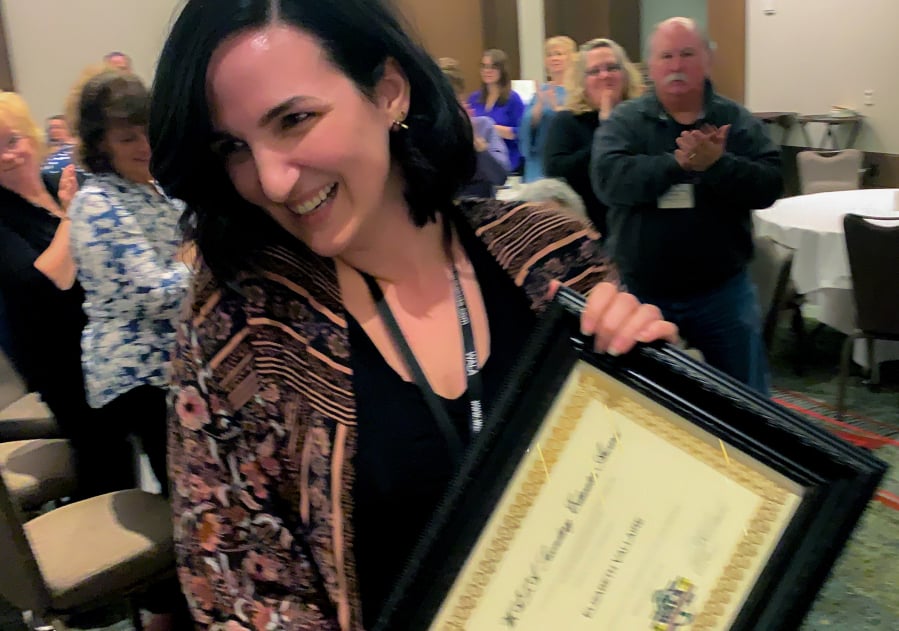 Woodland: Elizabeth “Liz” Vallaire was named Teacher of the Year by the Washington Association for Learning Alternatives. Vallaire is the math and science teacher at TEAM High School, Woodland Public Schools’ alternative high school.