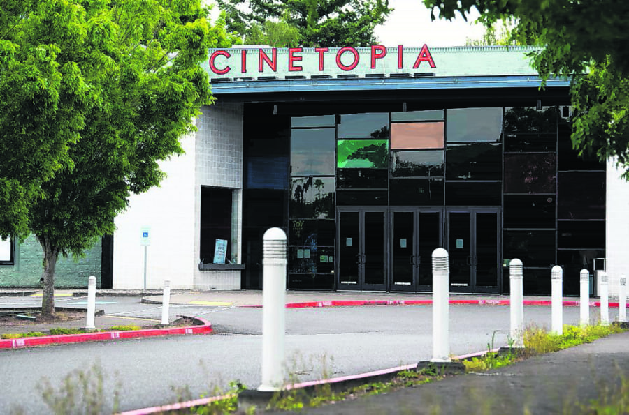 Cinetopia Mill Plain 8, the original Cinetopia location, has been closed since at least Monday. Former employees say the theaters have closed because the company is being purchased by AMC, and the merger was preceded by a round of layoffs.