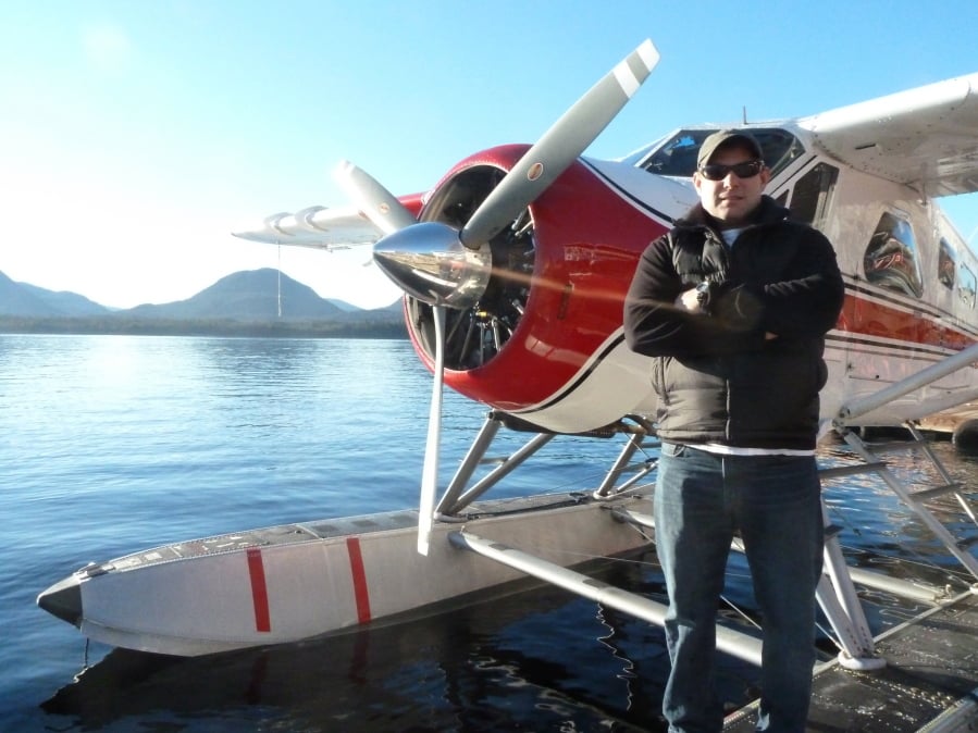 In this 2014 photo, Randy Sullivan poses for a photo in Ketchikan, Alaska. Sullivan was the pilot of one of the two sightseeing planes that crashed in midair Monday, May 13, 2019, the National Transportation Safety Board announced after a team arrived from Washington, D.C., to investigate the crash. Alaska State Troopers in a statement late Tuesday said Sullivan was killed in the crash.