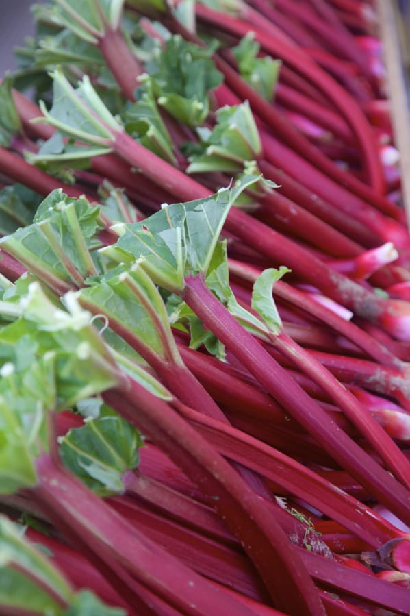 Rhubarb may technically be a vegetable, but its tangy sweetness makes it ideal for pies and other desserts.