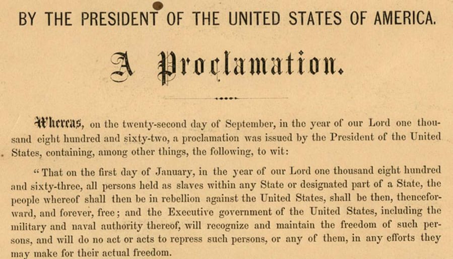 The Emancipation Proclamation was signed by President Abraham Lincoln in September 1862 and took effect on Jan. 1, 1863. But not all slaves were freed in the United States until June 1865 — months after the Civil War ended.