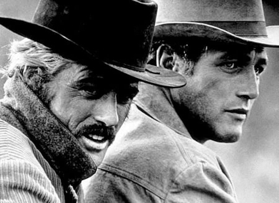 Robert Redford and Paul Newman starred in the 1969 smash “Butch Cassidy and the Sundance Kid,” whose sardonic Oscar-winning William Goldman script influenced a half-century of imitators.