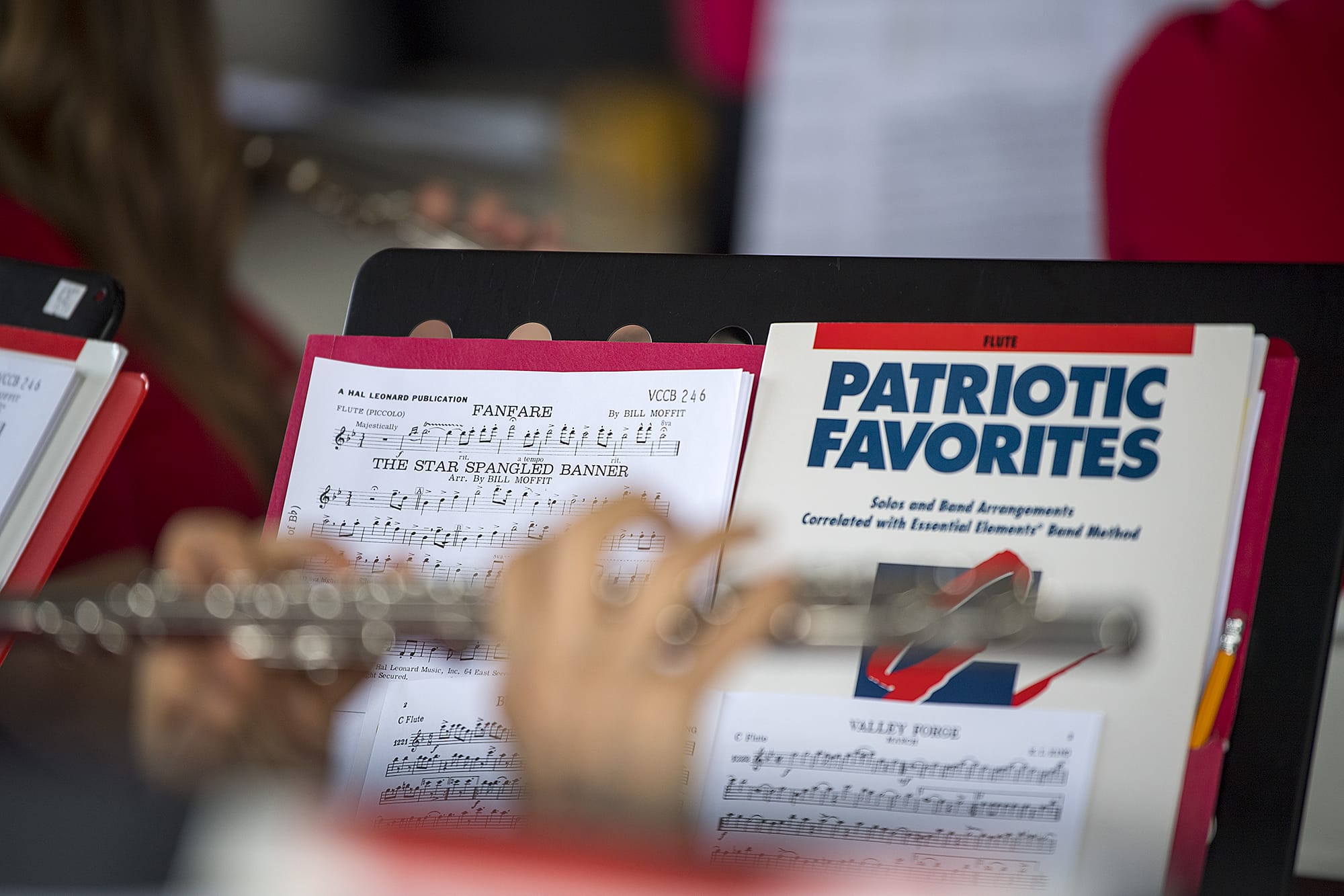 The Vancouver Community Concert Band plays classic songs such as the "Star Spangled Banner" during the Special Naturalization Ceremony on Wednesday afternoon, July 3, 2019.