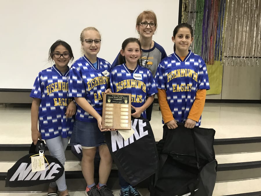 Lake Shore: The students from Eisenhower Elementary School won Vancouver Public Schools’ citywide Battle of the Books competition.