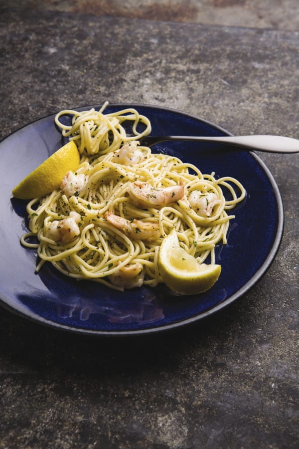 Spaghettini with shrimp a taste of Venice - The Columbian