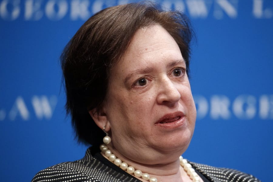 U.S. Supreme Court Justice Elena Kagan attends an event July 18 at Georgetown Law in Washington. Kagan answered questions about her life and work at a judicial conference Thursday in Spokane.