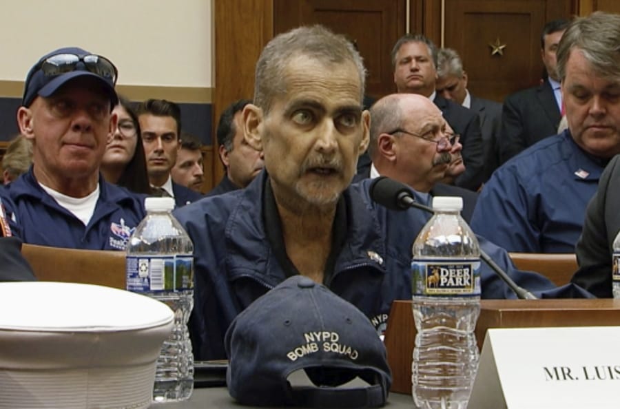 Luis Alvarez Shown in June at hearing on Capitol Hill