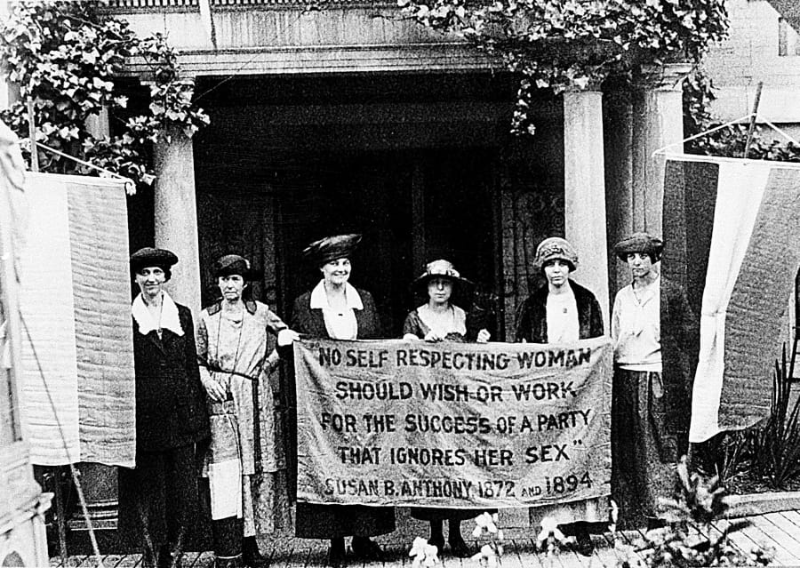 Women stumping for the right to vote in 1920. Washington was an early adopter of women’s suffrage, but that was only after multiple reversals across decades of political struggle.