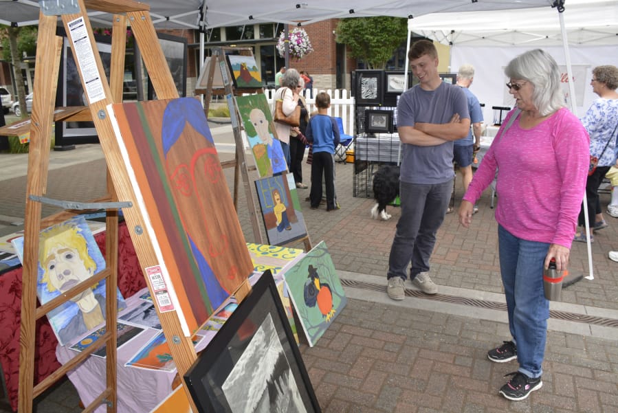 The Washougal Art Festival, Aug. 10, features artwork for sale by nearly 30 professional artists, plus live music, a dance performance and barbecue from Alex Smokehouse.