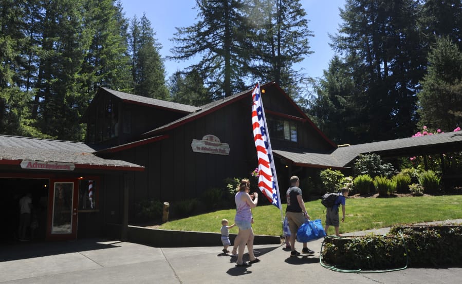Families with children, local recreation programs, Boys & Girls Clubs and child-care facilities keep Alderbrook Park hopping on its “public days.” The Columbian files