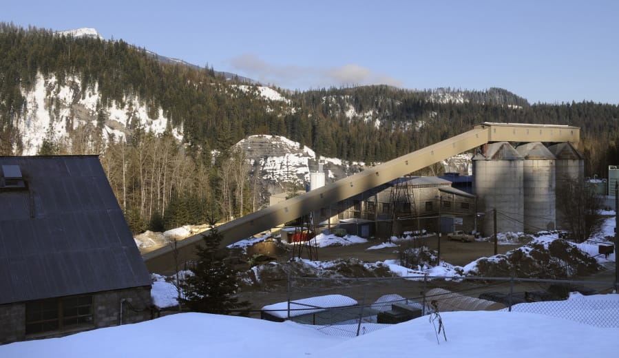The Pend Oreille Mine is seen in January 2009, in Metaline Falls. The Pend Oreille Mine closed on July 31, at a cost of about 200 jobs in an area of less than 1,000 residents.