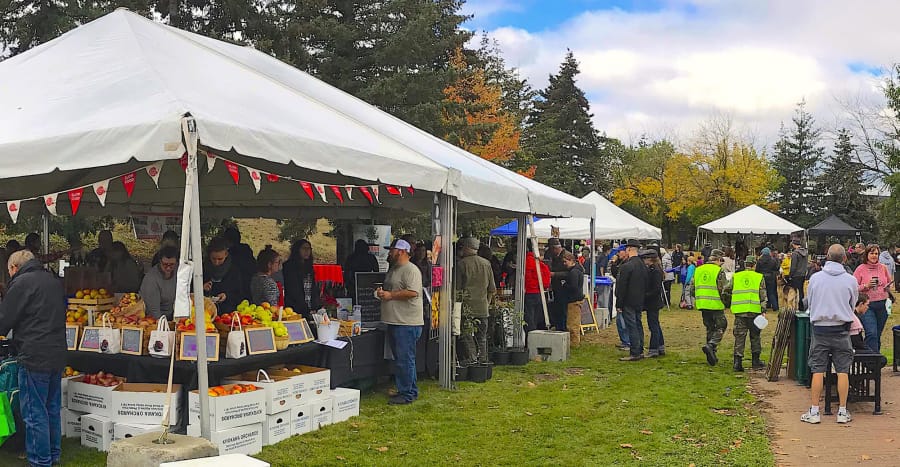 Cascadia Food Festival includes the Food and Cider Festival in Old Apple Tree Park.
