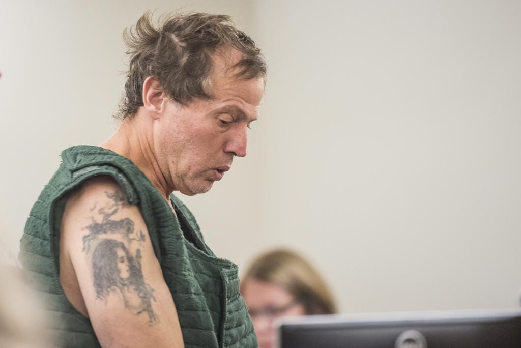 Steven W. Hayes makes his first appearance in Clark County Superior Court on Monday morning, Sept. 23, 2019.
