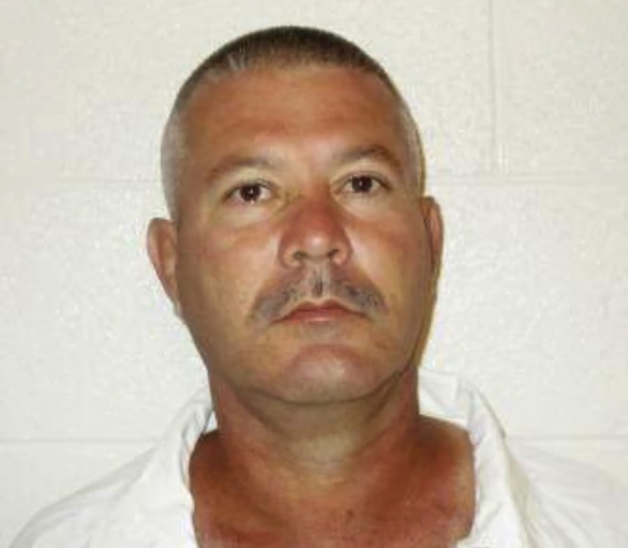 This undated photo provided by the Arkansas Department of Corrections shows Calvin Adams. Arkansas prison officials say the convicted murderer who escaped from prison in 2009 while wearing a guard uniform has escaped again. The Arkansas Department of Corrections said Monday, Sept. 30, 2019, that Adams was confirmed missing after a search of the East Arkansas Regional Unit in the community of Brickeys.