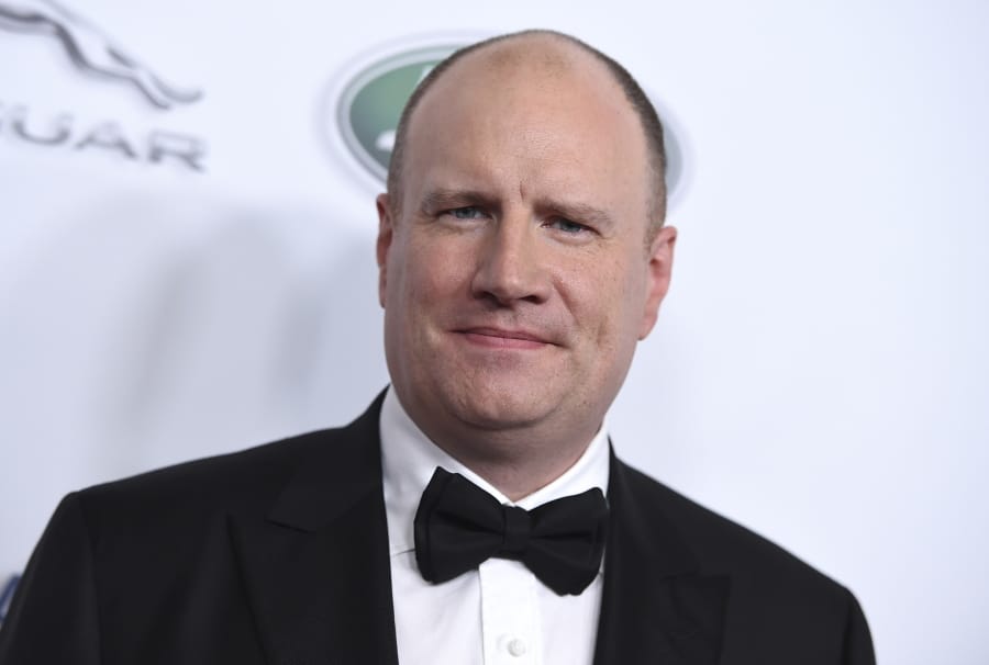 This Oct. 26, 2018 file photo shows Marvel Studios president Kevin Feige at the 2018 BAFTA Los Angeles Britannia Awards in Beverly Hills, Calif.