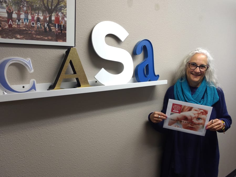 Jane Robinson has been a volunteer with YWCA Clark County&#039;s CASA program for over a decade.
