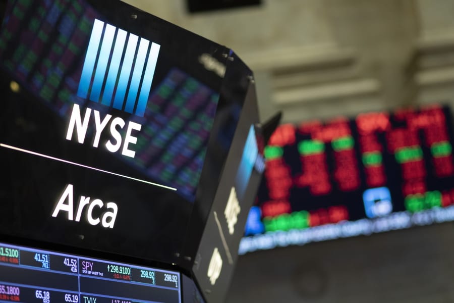 FILE - In this Sept. 18, 2019, photo stock prices are displayed at the New York Stock Exchange. The U.S. stock market opens at 9:30 a.m. EDT on Thursday, Oct. 24.