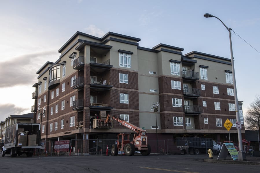 Construction is wrapping up at Our Heroes Place apartments. The northern &quot;Ed&quot; building finished about three weeks ago, and the southern &quot;Dollie&quot; building is expected to be completed by the end of January.