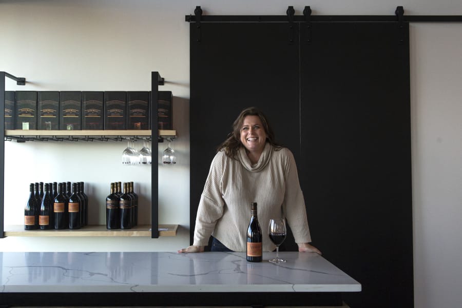 Heidi Griggs is the manager of the joint Pepper Bridge Winery and Amavi Cellars tasting room. The new tasting room seats 44, plus seasonal patio seating.