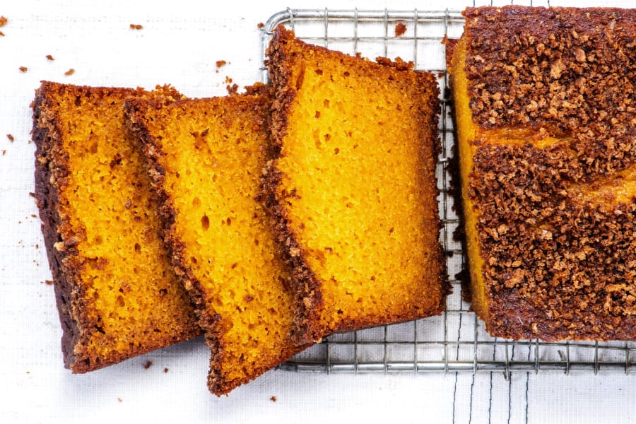 Roasted Pumpkin Loaves with Salted Breadcrumbs.