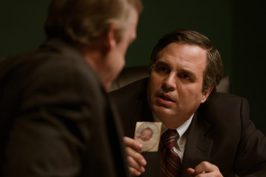 Mark Ruffalo, right, plays attorney Rob Bilott in &quot;Dark Waters.&quot; (Mary Cybulski/Focus Features)