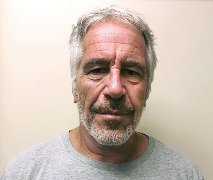 FILE - This March 28, 2017, file photo, provided by the New York State Sex Offender Registry, shows Jeffrey Epstein. Two correctional officers responsible for guarding Jeffrey Epstein the night before he took his own life are expected to face criminal charges this week for falsifying prison records. That&#039;s according to two people familiar with the matter. The federal charges could come as soon as Tuesday and are the first in connection with Epstein&#039;s death..