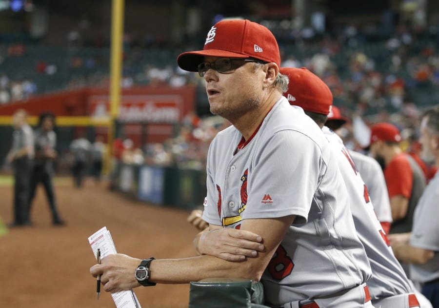 St. Louis Cardinals manager Mike Shildt edged out Craig Counsell of the Milwaukee Brewers to win NL Manager of the Year for 2019. (AP Photo/Ross D.