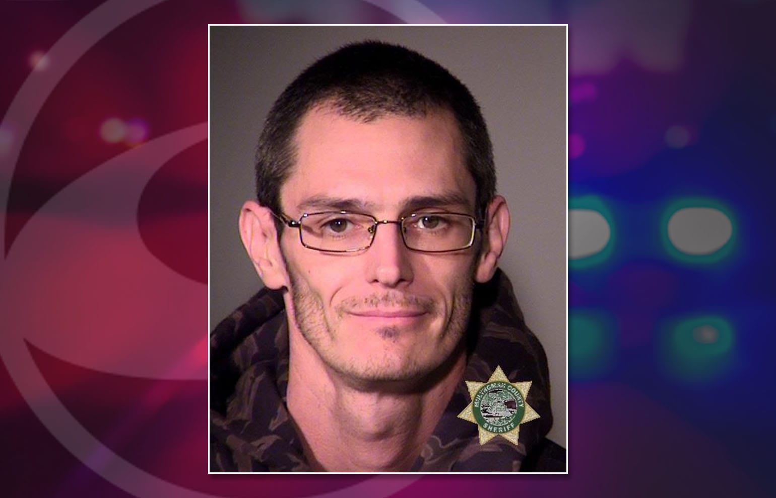 Michael Lail, 37, of Vancouver, was arrested Wednesday in Portland by a cross-state law enforcement task force. Officers reportedly found guns and various drugs.