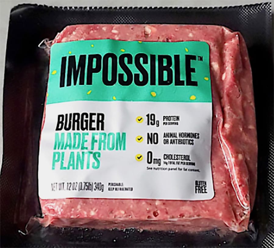 Impossible Burger (Rick Browne for The Columbian)