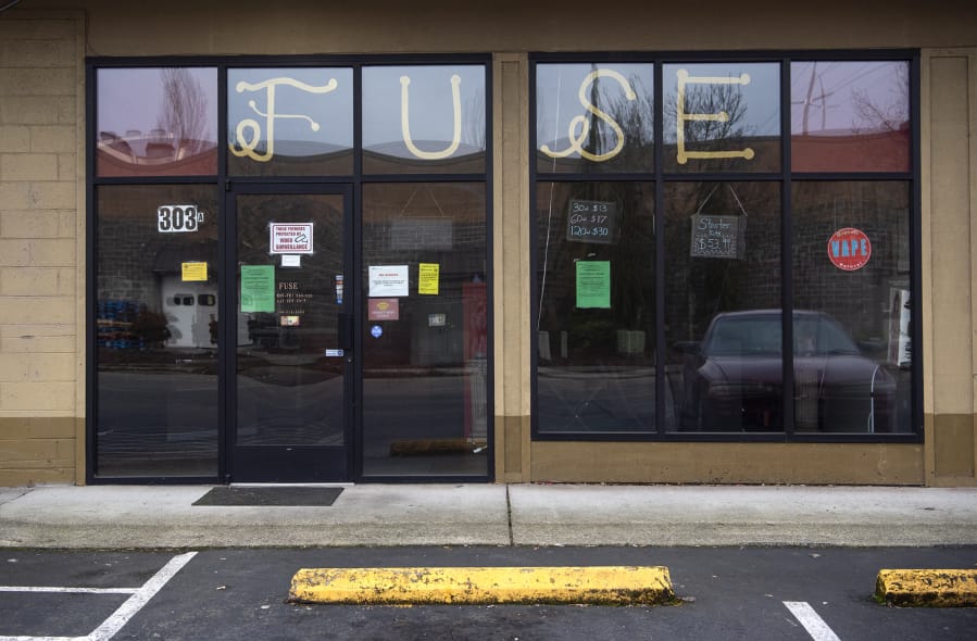 Fuse Vapor in Hazel Dell is one of the first three shops to get hit with a license suspension for not complying with the state&#039;s ban on flavored vapor products. Owner Marcus Torres said he intends to close the store.