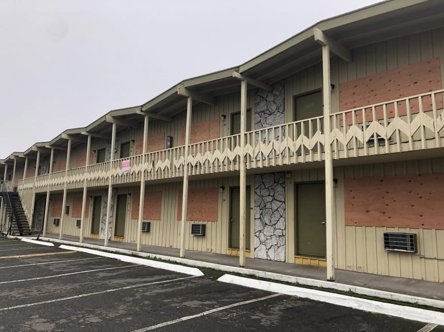 The Value Motel is boarded up as of Tuesday. A resident at a neighboring apartment said he was told the motel is being renovated.