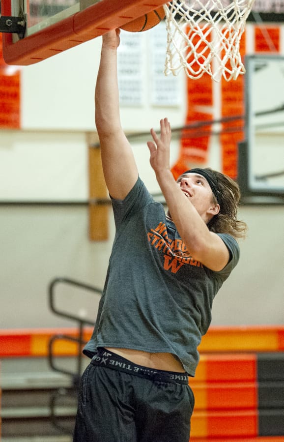 Washougal senior Julien Jones is among the football players who bring a physical mentality to basketball.