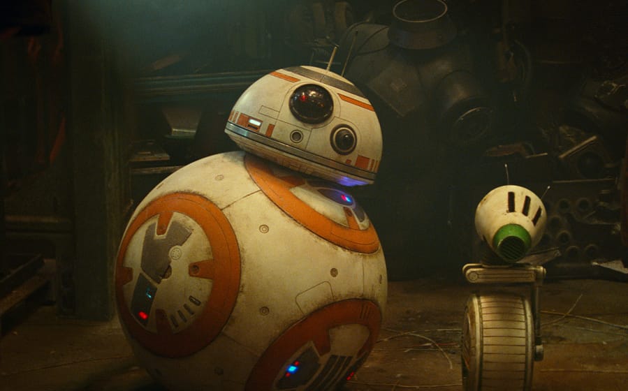 BB-8, left, and D-O in &quot;Star Wars: The Rise of Skywalker.&quot; (Walt Disney Studios Motion Pictures/Lucasfilm Ltd.)