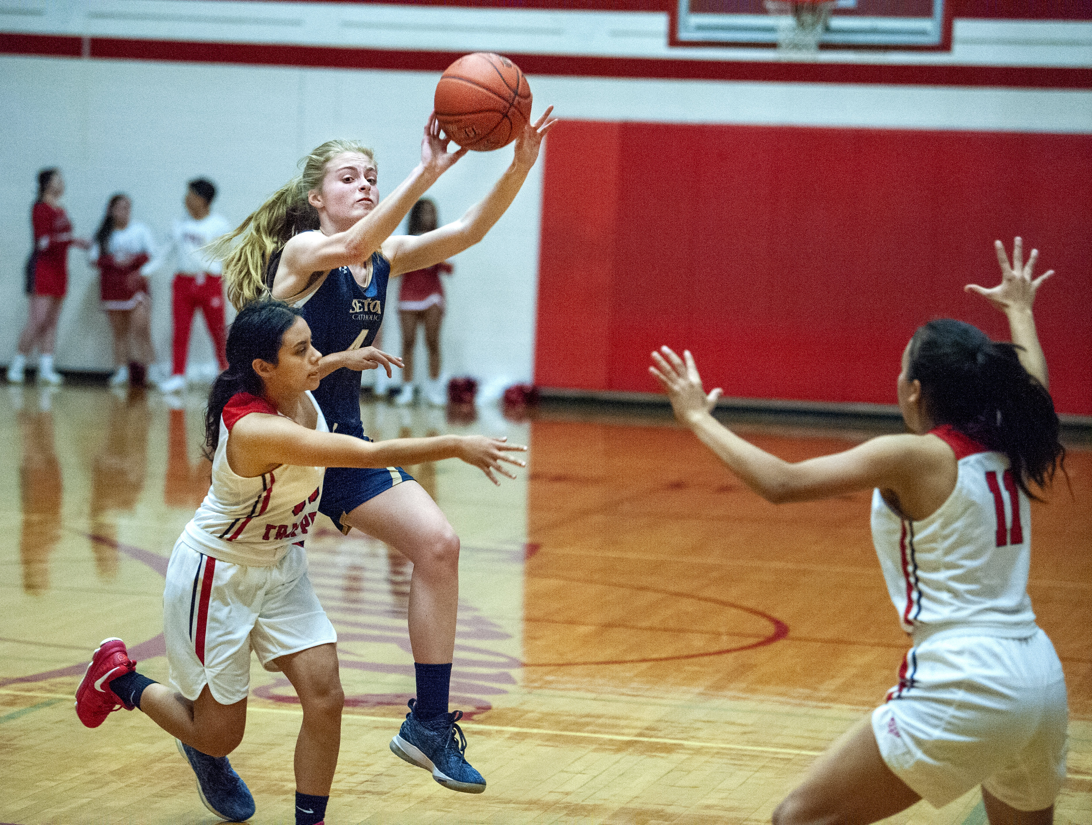 Images from Seton Catholic’s 49-31 girls basketball win over Fort Vancouver on Wednesday at Fort Vancouver High School.
