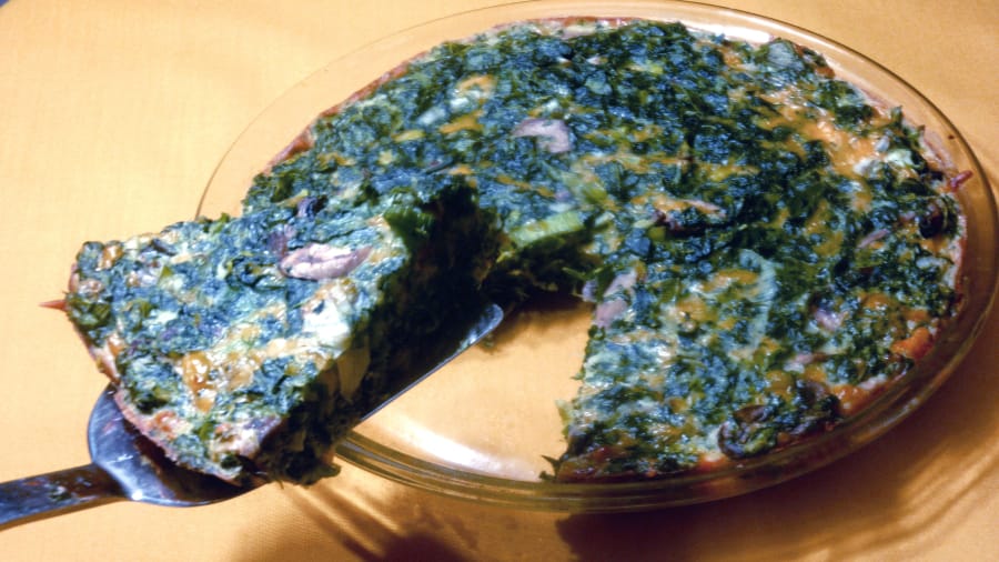 Crustless Spinach Quiche (Linda Gassenheimer/TNS)