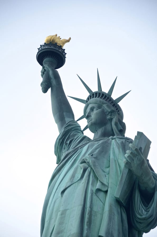 The Statue of LIberty has been welcoming people to New York Harbor since 1886.