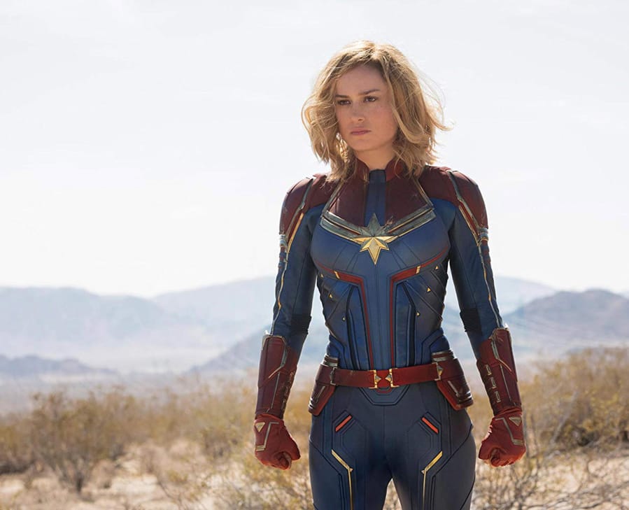 &quot;Captain Marvel,&quot; starring Brie Larsen, above, and co-directed by Anna Boden and Ryan Fleck, was one of 2019&#039;s highest grossing films helmed by women.