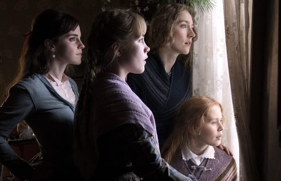 The March sisters of &quot;Little Women,&quot; played by, from left, Emma Watson, Florence Pugh, Saoirse Ronan and Eliza Scanlen.