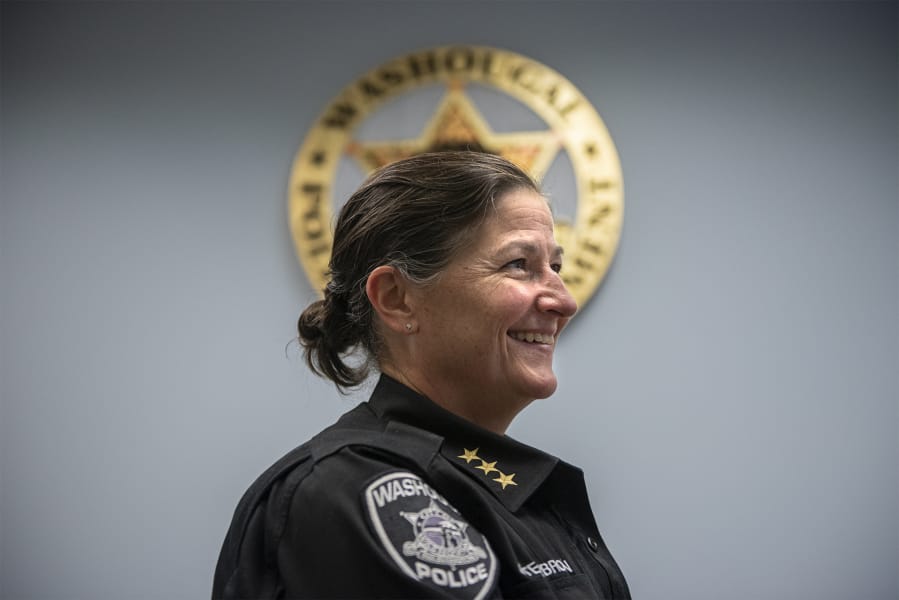 Washougal Police Chief Wendi Steinbronn took over the department on Nov. 30, 2019, after more than 25 years working for the Portland Police Bureau.