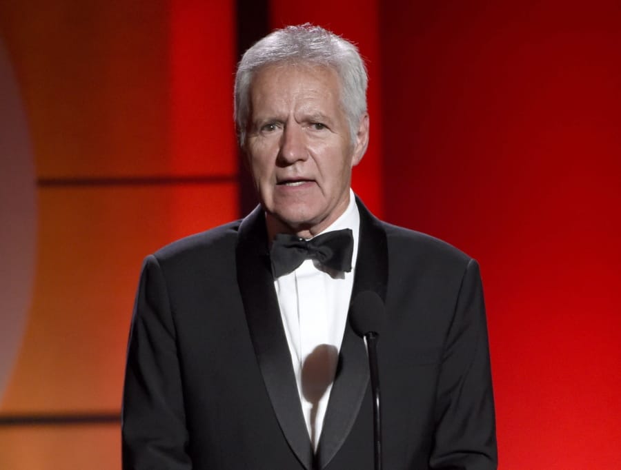FILE - In this April 30, 2017, file photo, Alex Trebek speaks at the 44th annual Daytime Emmy Awards at the Pasadena Civic Center in Pasadena, Calif. Trebek says he&#039;s already rehearsed what he&#039;s going to say to the audience on his final show. Trebek, host of the popular game show since 1984, announced last March that he&#039;d been diagnosed with stage 4 pancreatic cancer but will continue his job while still able. In an interview on ABC-TV broadcast Thursday, Trebek said he&#039;ll ask the director to leave him 30 seconds at the end of his last taping.