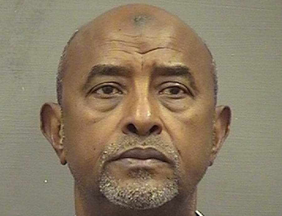 FILE - This Saturday, May 4, 2019, file booking photo provided by the Alexandria, Va. Sheriff&#039;s Office shows Abdirizak Jaji Raghe Wehelie, of Burke, Va. Wehelie of Burke, Virginia, pleaded guilty in November to making false statements. He will be sentenced Friday in federal court in Alexandria.