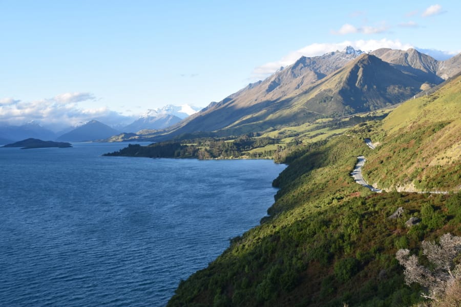 This Dec. 22, 2019 photo shows the northern end of Lake Wakatipu in Glenorchy, New Zealand where several scenes from &quot;The Lord of the Rings&quot; movies were filmed.